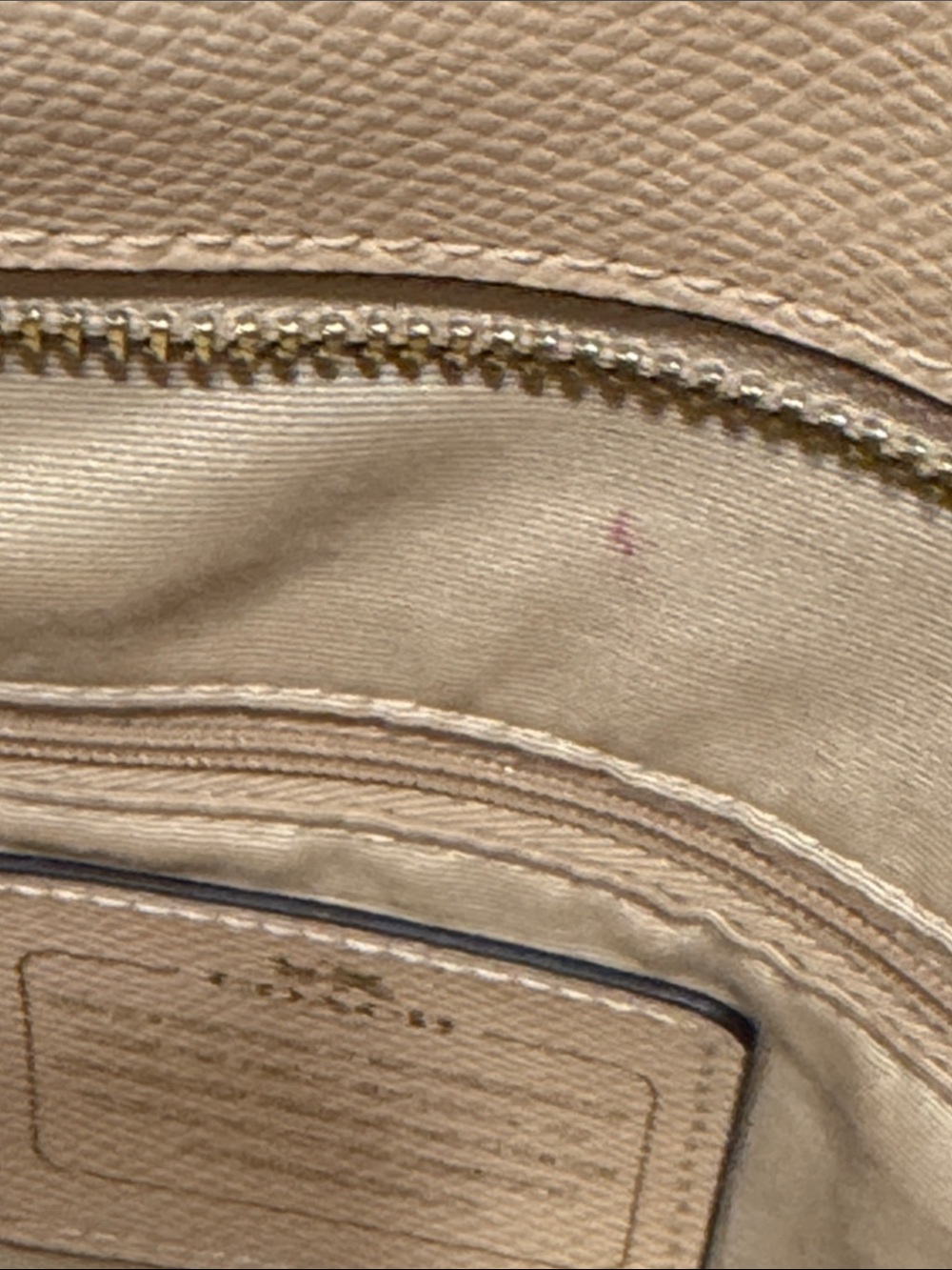 Coach Bag City Zip Tote Tan Leather Tote - Picture 12 of 17